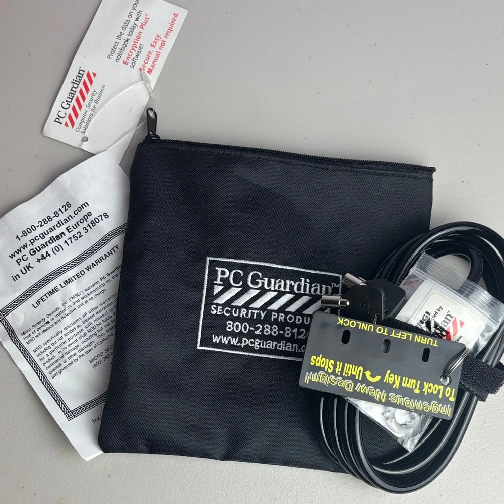 Black Security Cable